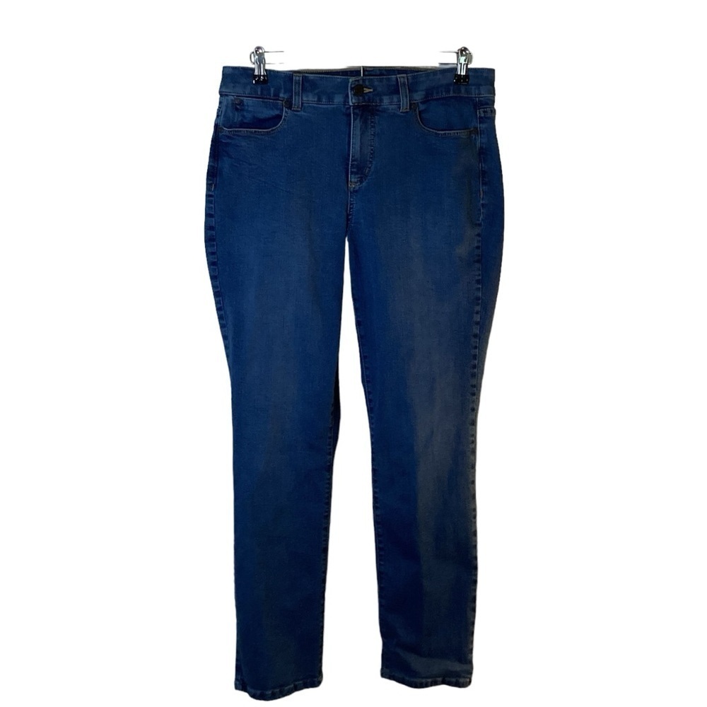 Talbots Simply Flattering 5 Pocket Women’s Curvy Denim Straight Leg Jeans. Sz 10